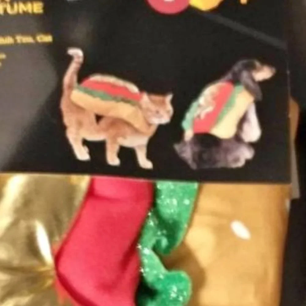 nwt dog or cat costume (hot dog) size small